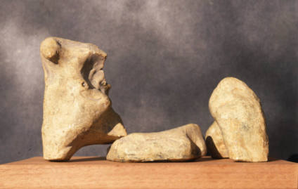 Three Piece Reclining Figure: Maquette No.1