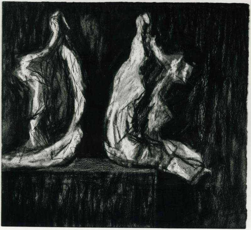 Two Seated Figures