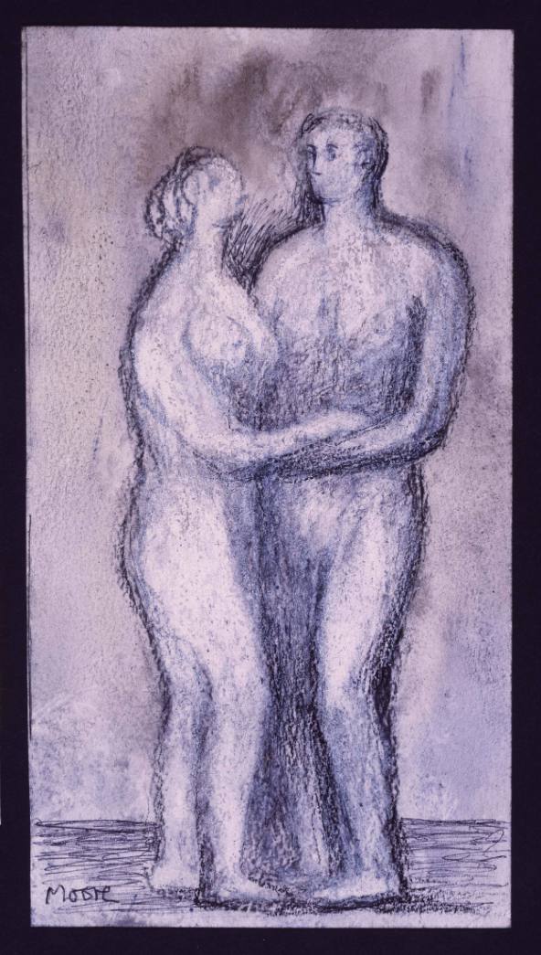 Standing Man and Woman