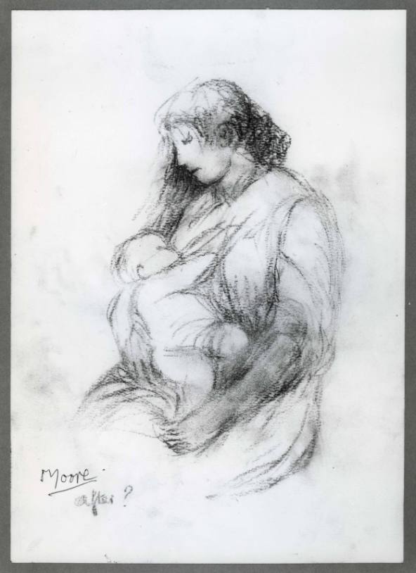 Mother and Child (Study after Renoir?)