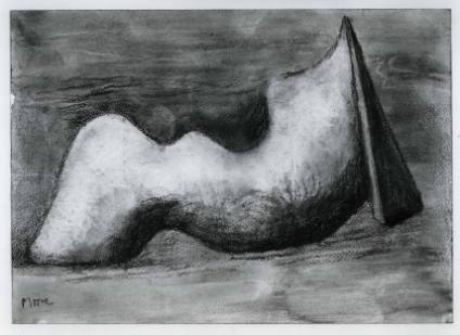 Idea for Sculpture: Reclining Figure