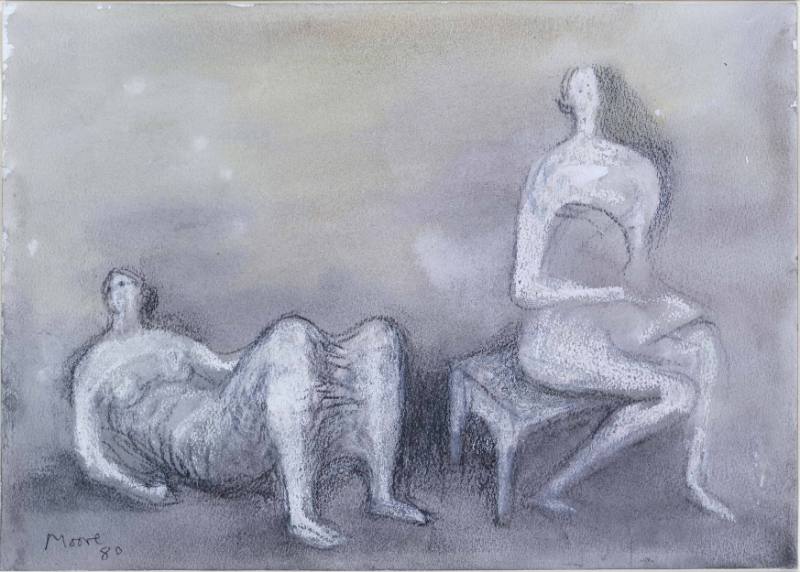 Reclining and Seated Figures