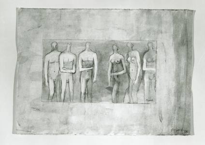 Standing Figures: Men and Women