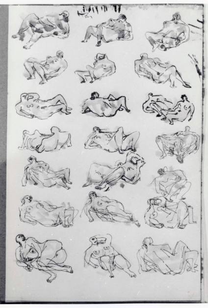 Twenty-Two Studies of Reclining Figures