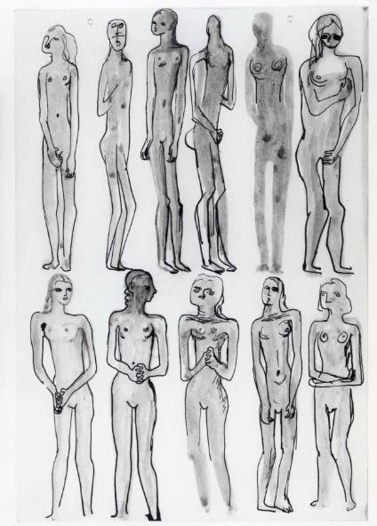 Ideas for Sculpture: Eleven Standing Figures