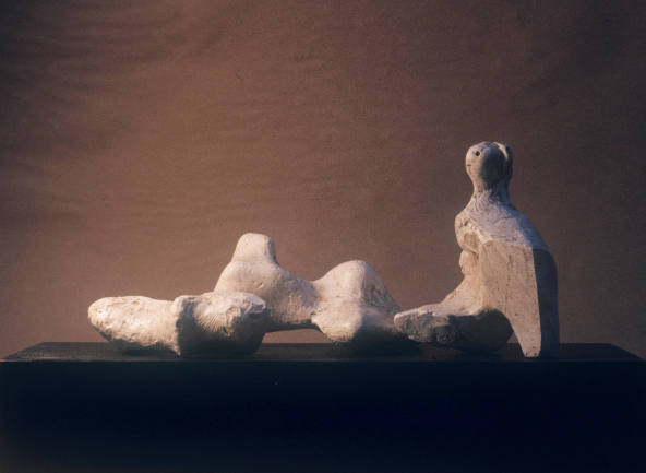 Three Piece Reclining Figure: Maquette No.5