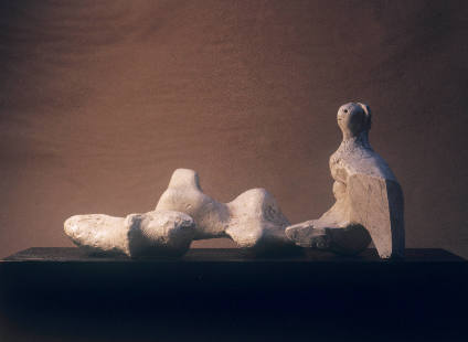 Three Piece Reclining Figure: Maquette No.5