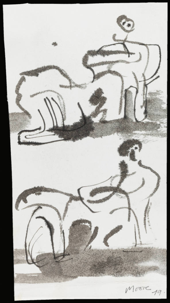 Two Reclining Figures