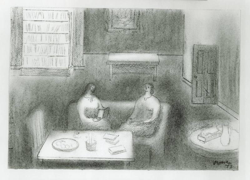 Two Women in an Interior