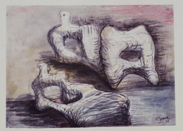 Two Reclining Figures: Ideas for Sculpture