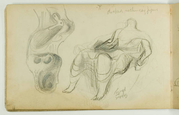 Bone Form: Draped Reclining Figure