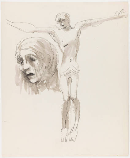 Studies after Crucifixion Sculpture