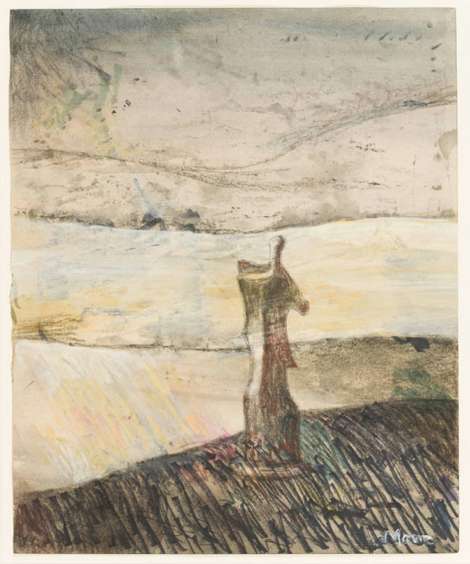 Standing Figure: Knife Edge in Landscape