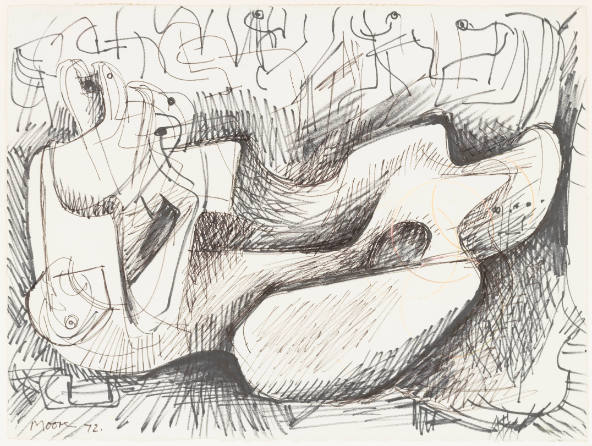 Idea for Sculpture: Reclining Figure