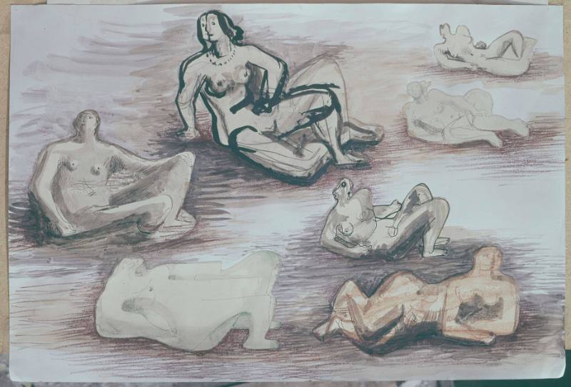 Montage of Reclining Figures