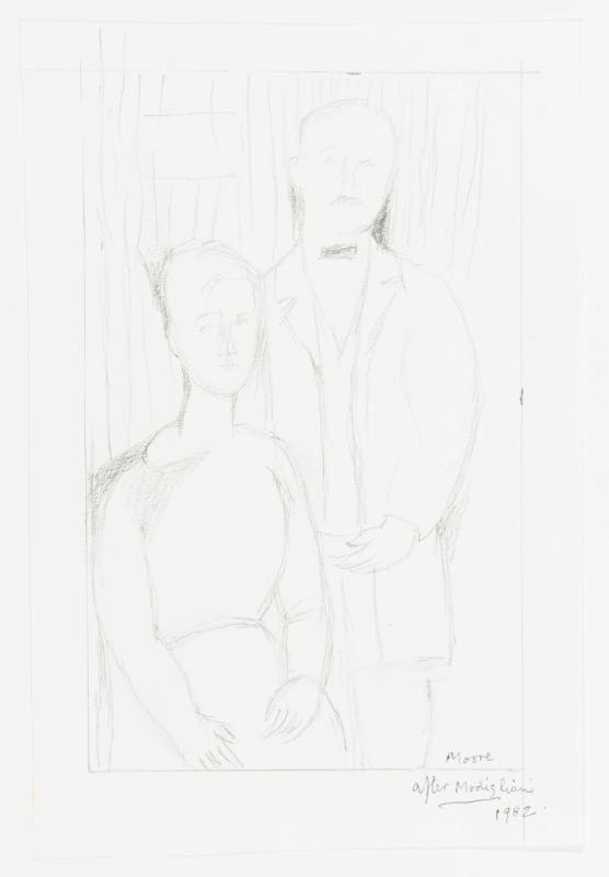 The Couple (Study after Modigliani)