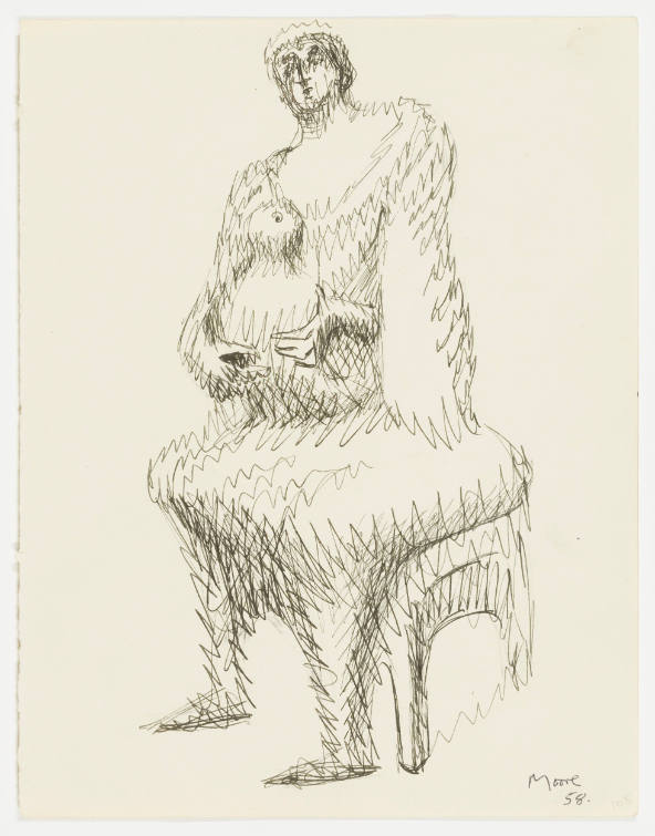 Seated Mother and Child