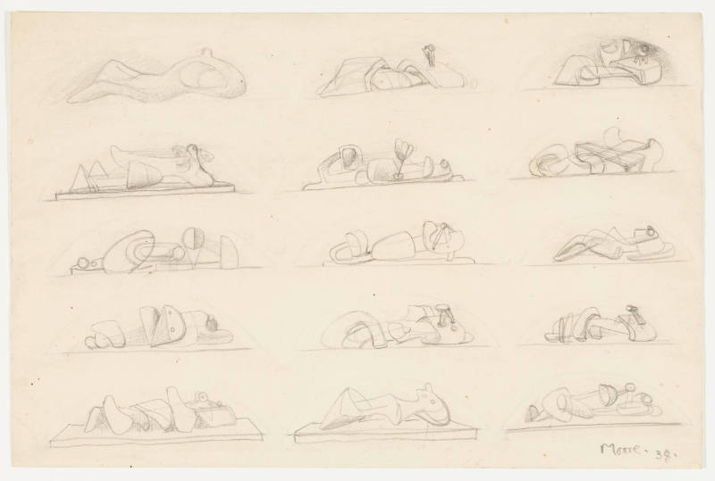 Fifteen Reclining Figures