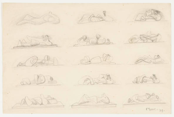 Fifteen Reclining Figures