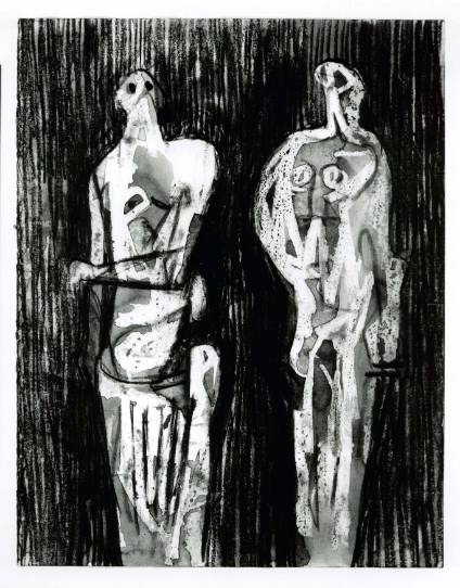 Two Standing Figures