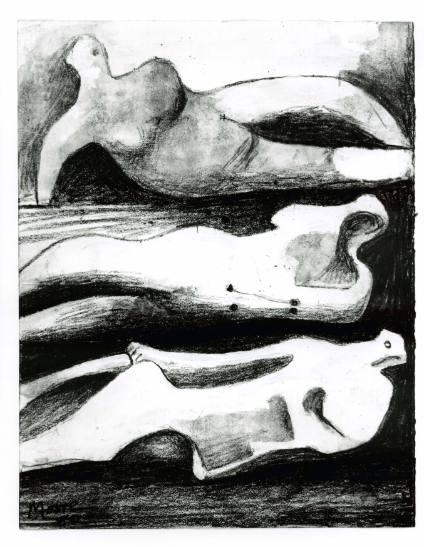 Three Reclining Figures