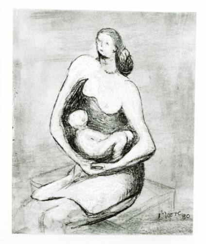 Seated Mother and Child