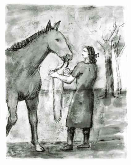 Girl and Horse