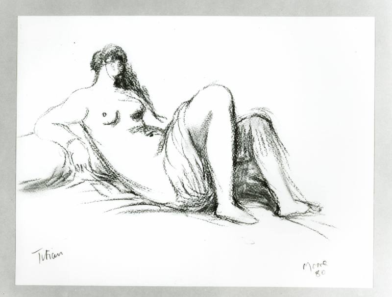 Reclining Nude (after Titian)