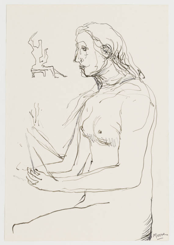 Seated Female Figure