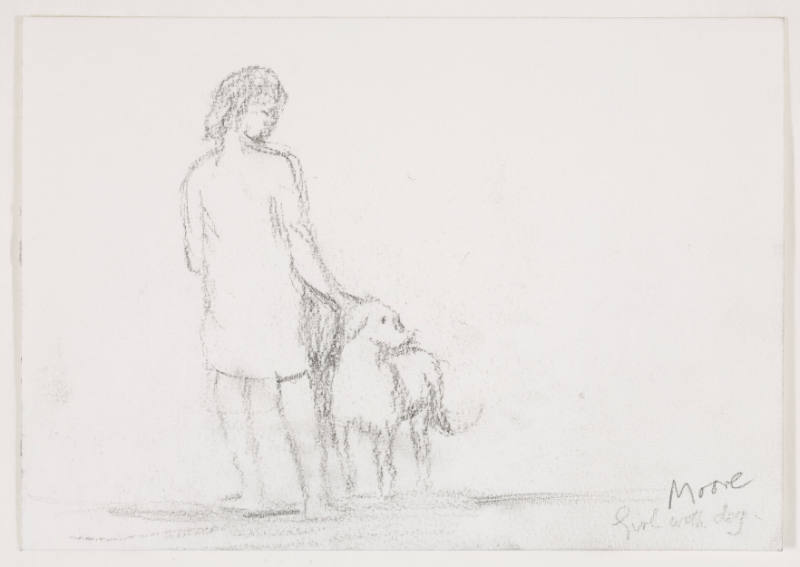 Girl with Dog