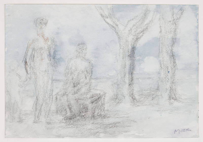 Family Group in Landscape