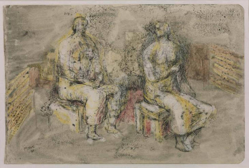 Two Seated Women