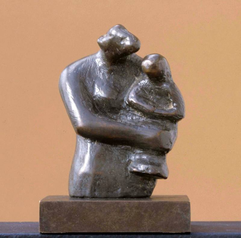 Half Figure: Mother and Child