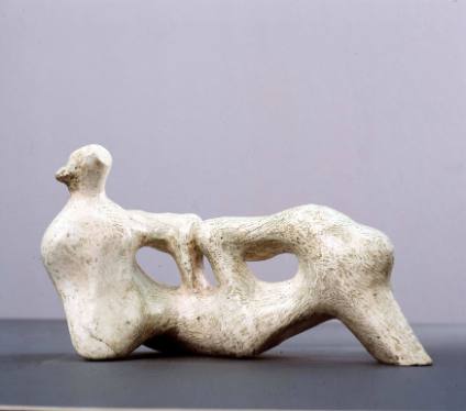 Maquette for Reclining Figure: Holes