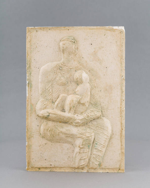 Relief: Seated Mother and Child