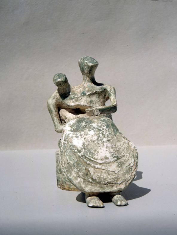 Seated Mother and Child