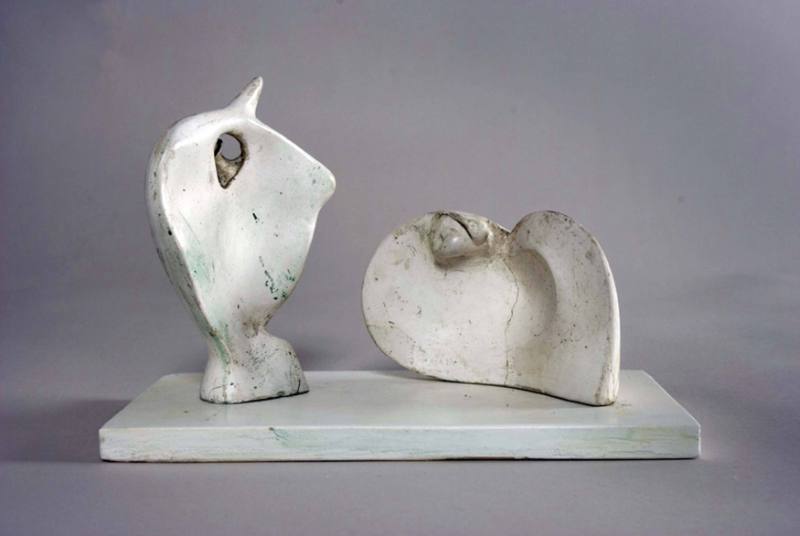 Two Piece Reclining Figure: Double Circle