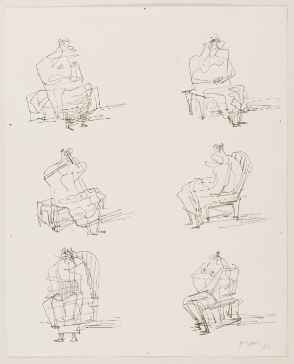 Studies for Seated Figures