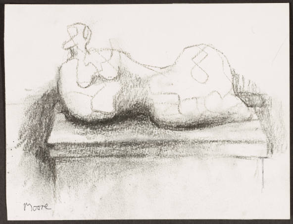 Reclining Figure on Pedestal