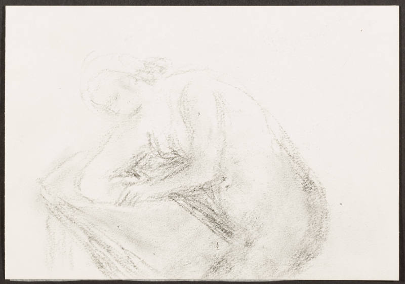 Woman Leaning on Desk