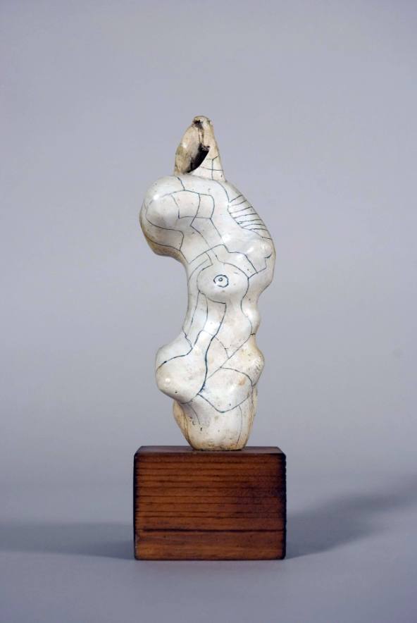 Maquette for Three-Quarter Figure: Lines