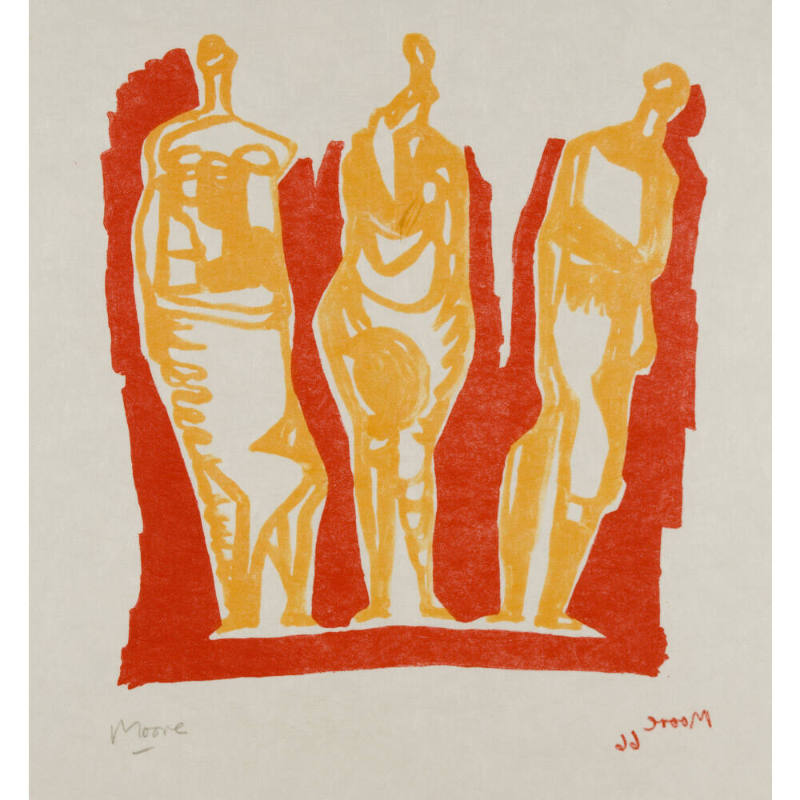 Three Standing Figures