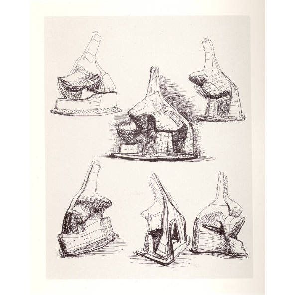 Studies for Head and Shoulders Sculpture