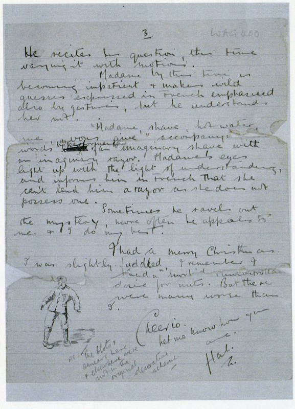 Letter to Albert Wainwright: Sketch 3