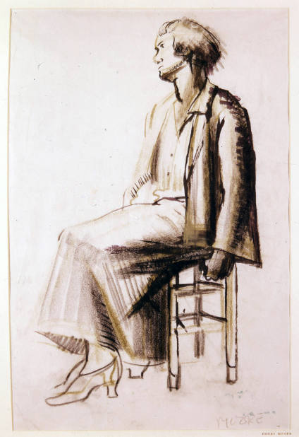 Study of a Seated Woman