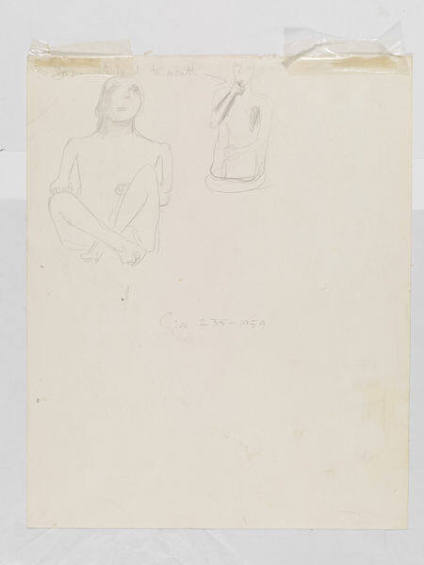 Seated Figure and Half-Figure