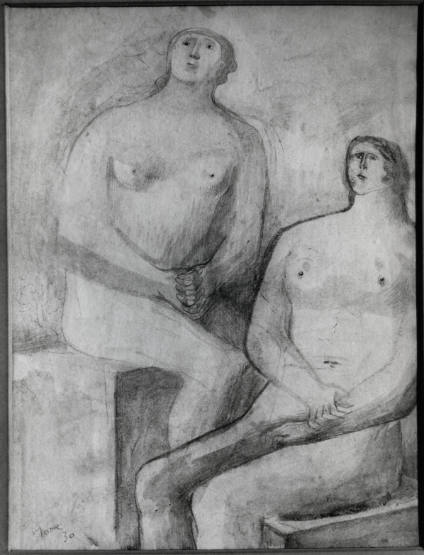 Two Seated Nudes