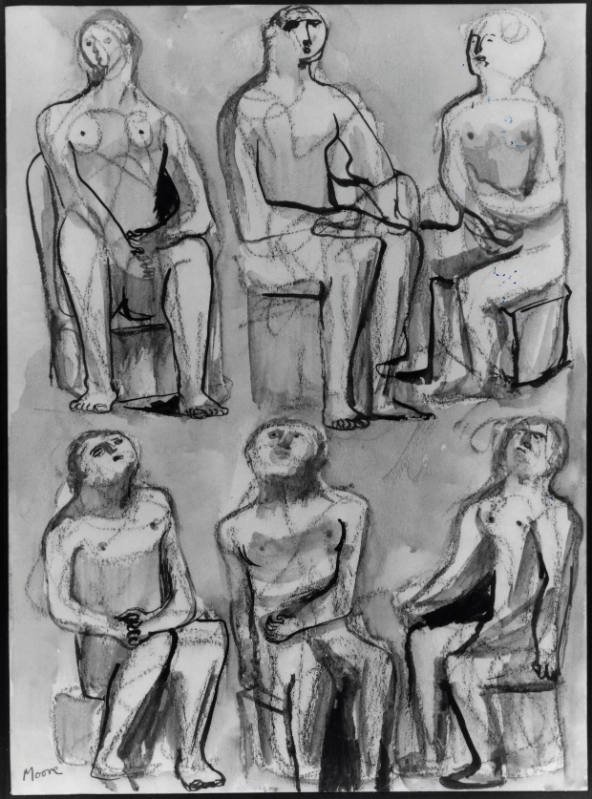 Studies for Seated Figures