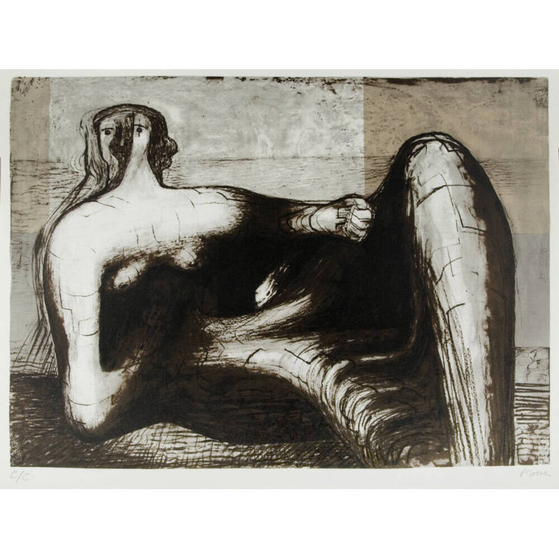 Draped Reclining Figure