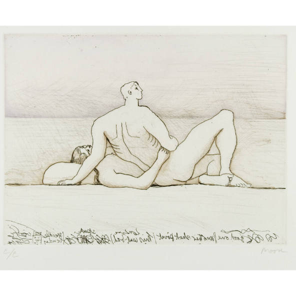 Reclining Figures: Man and Woman I